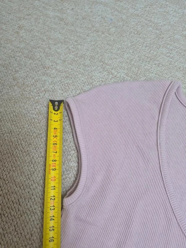 Top Bershka con cuello en V Rosa Pastel Talla S – photo 7